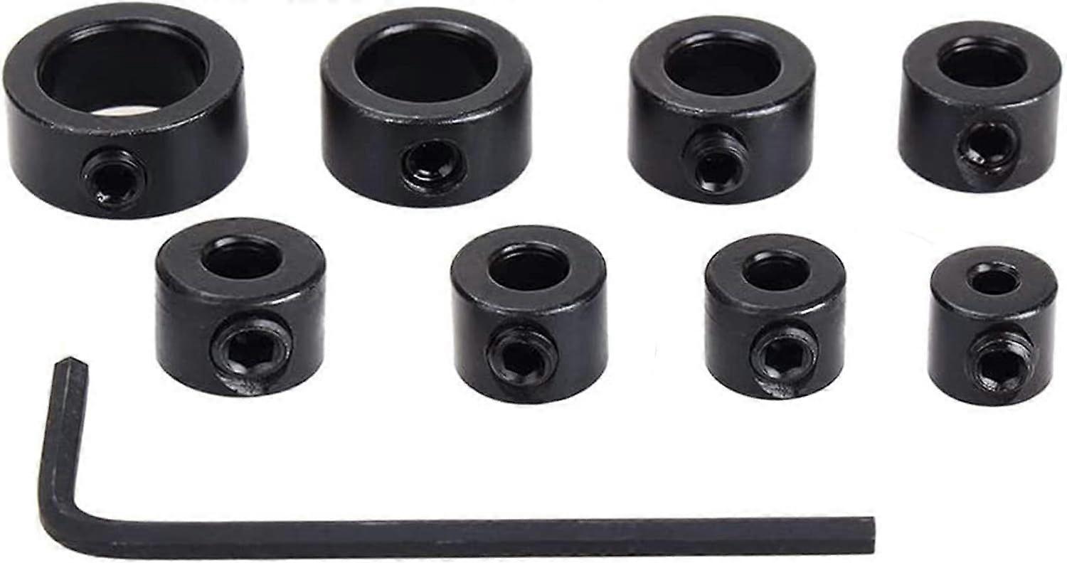 9 Pieces Dowel Depth Stop Limit, Positioning Ring Drill Depth Stop, Depth Stop