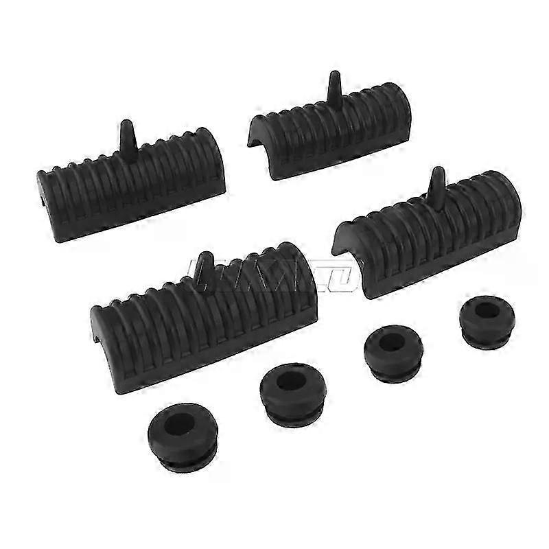 Motorcycle Rubber Grommet Support Cushion Hard Saddlebag Cover For Harley Touring Road King Electra Street Glide FLHT 1994-2013