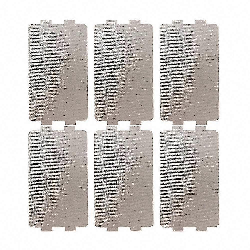 6pcs Microwave Oven Mica Sheet Heat Insulation Waveguide Cover Replacement