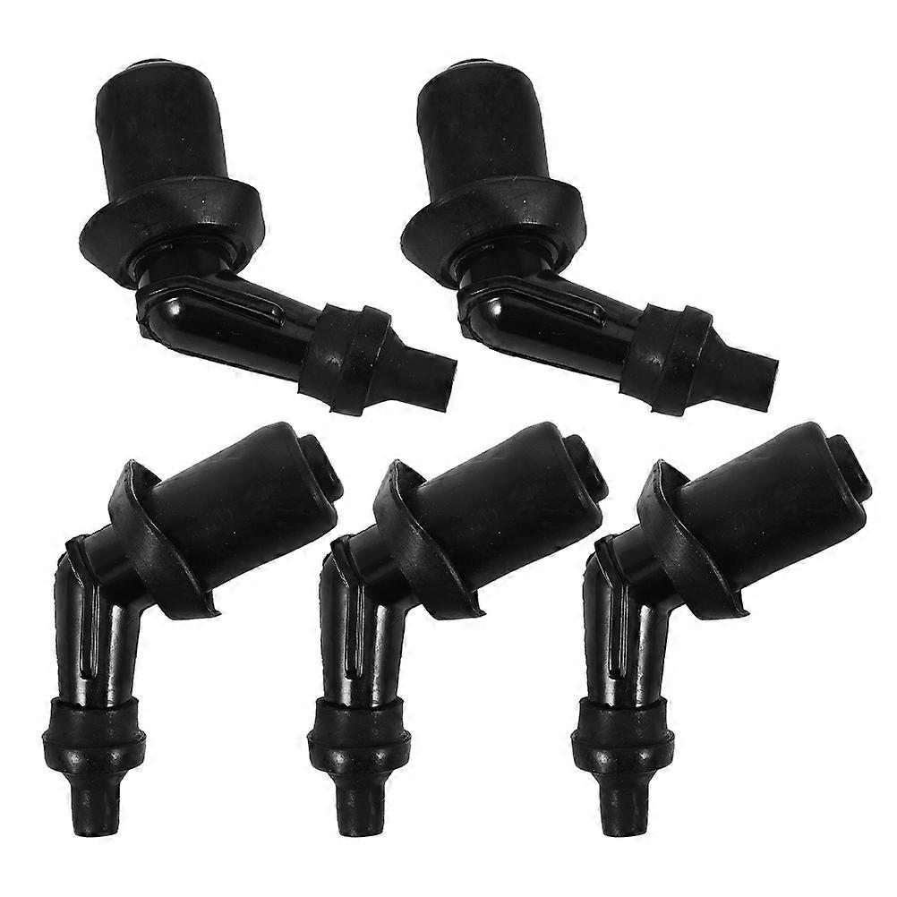 Plug Boot Cap for High Voltage Protection 25Pcs Black