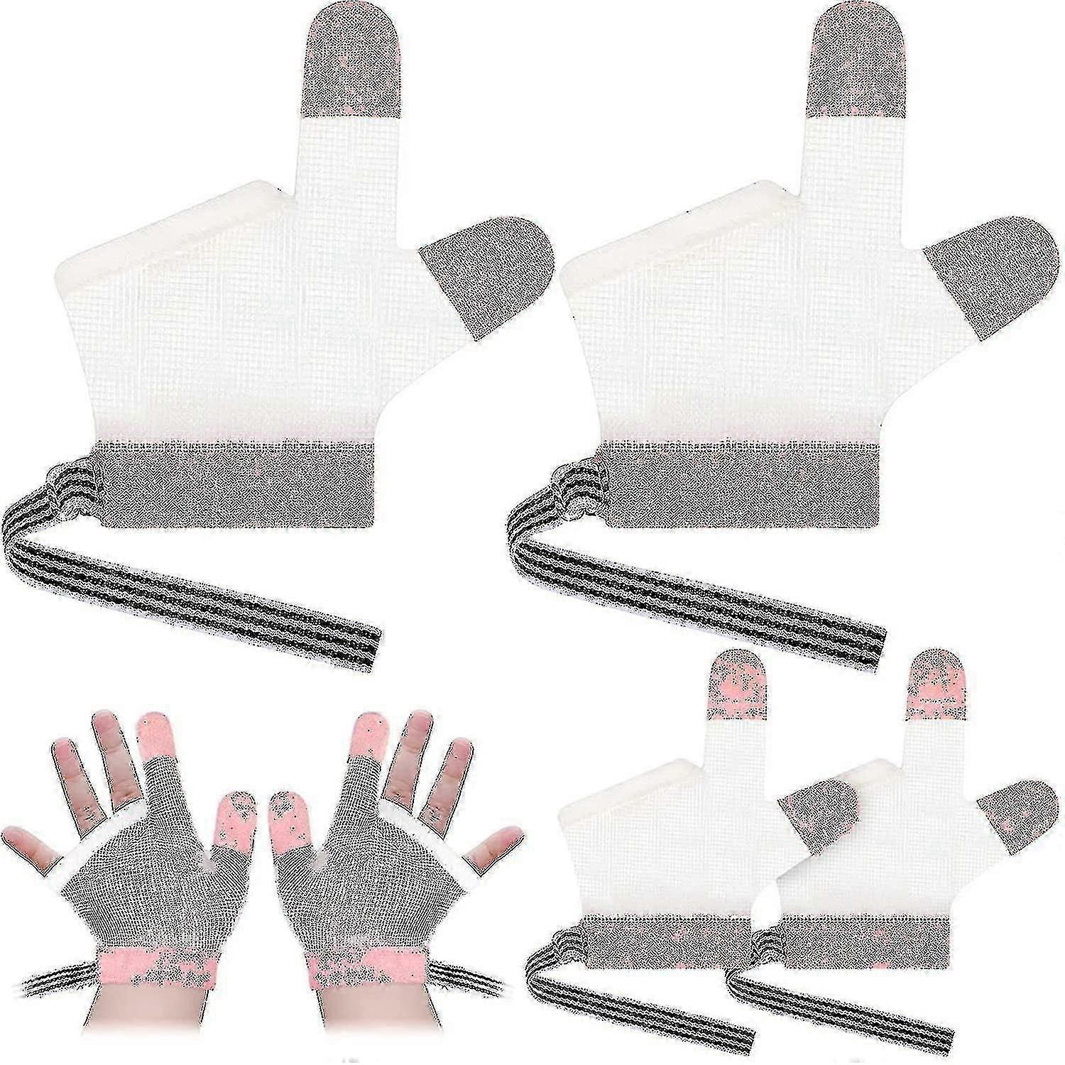 2pairs להפסיק אגודל מוצץ אצבע מגן ורוד נושם התינוק אצבע מוצץ לעצור לתינוק