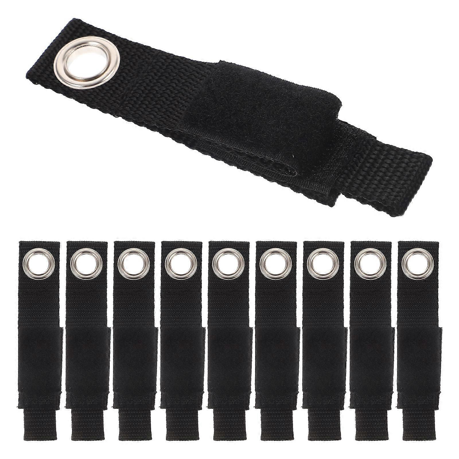 Hook and Loop Cord Ties Cable Ties Hooks for Storage 10Pcs Hanging Organizers