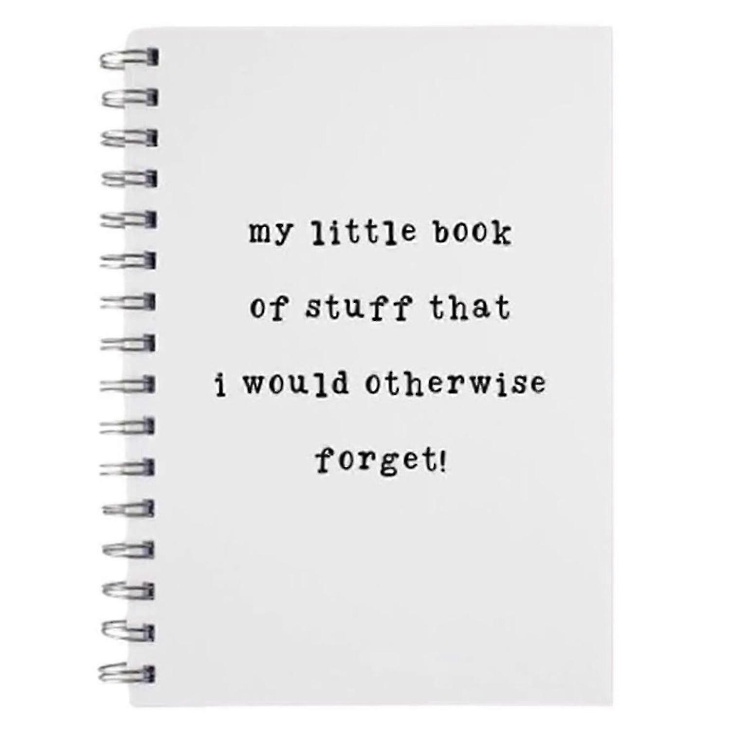 Funny Forgetful Notebook,Funny Notebook Gift, Funny Journal Planner