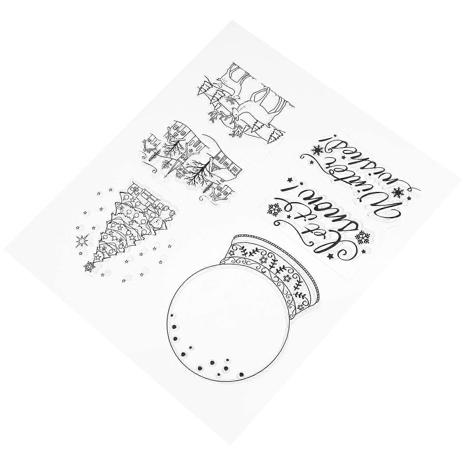Transparent Stamps Silicone Seal Stamp for DIY Craft Use