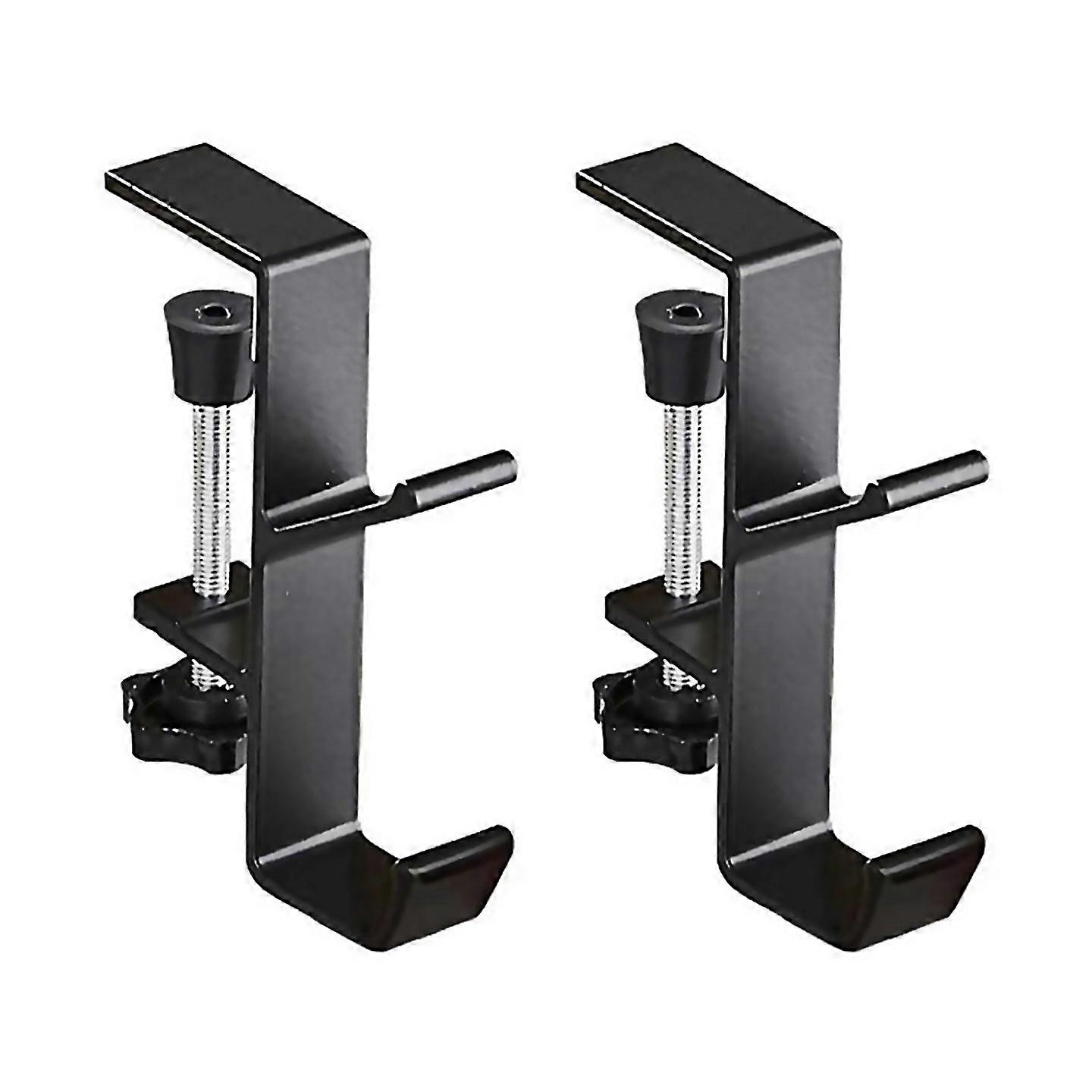 For Punchfree Bag Hanger Table Side Hook Wall Hanging Racks Black