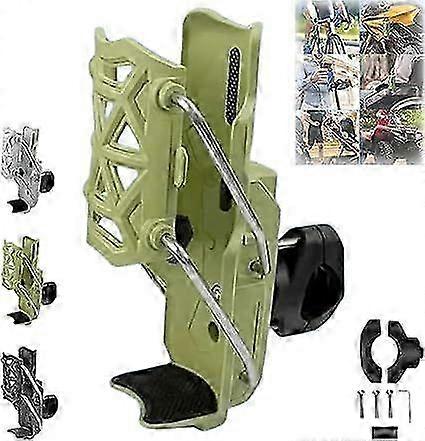 Self-adjusting Cup Holder,Adaptive 360 Degree Rotating Adjustable Handlebar Crash Bar Mount Cup Cage Compatible,Universal Water Bottle Holder,Versatil