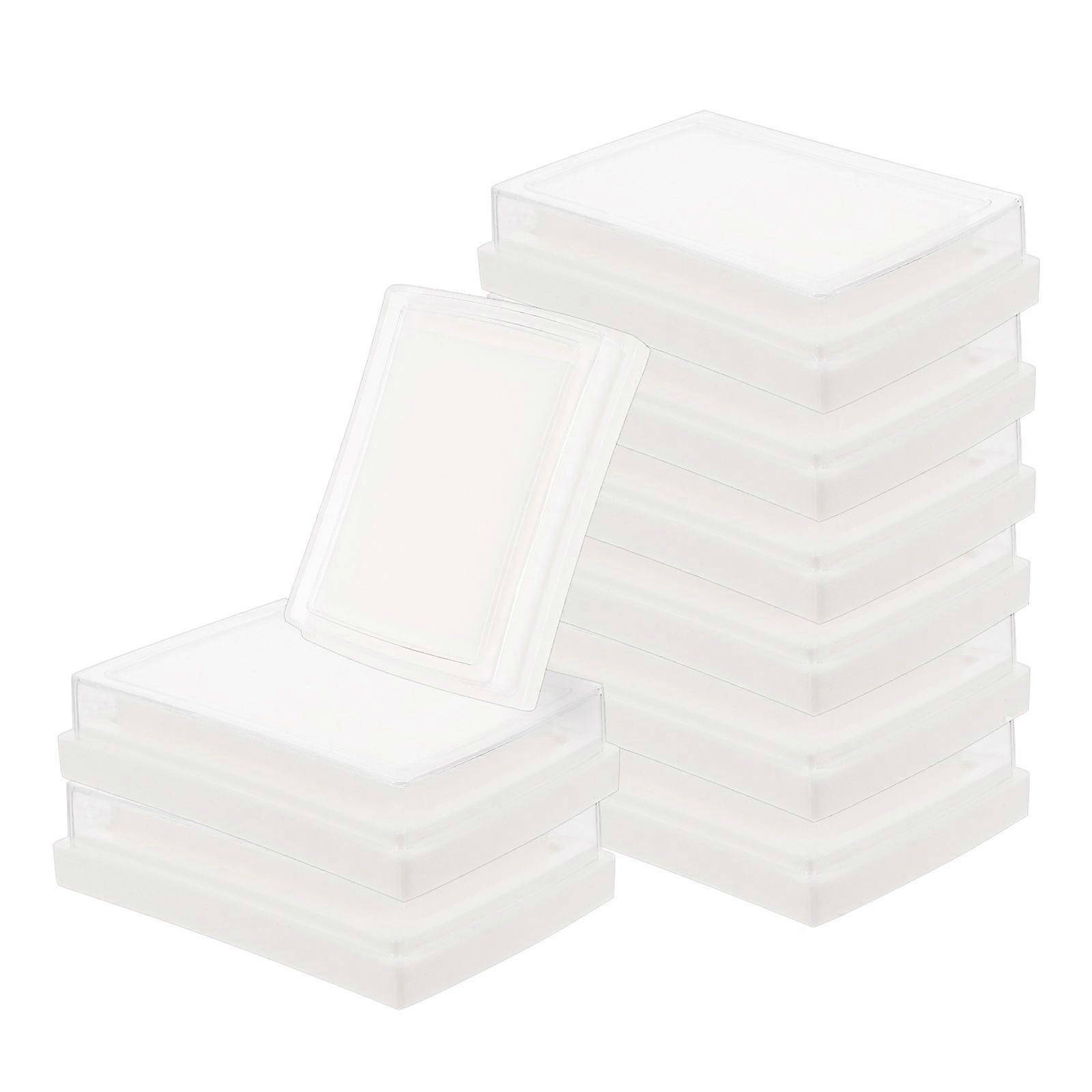 10pcs Office Washable Fingerprint Ink Pads Blank Diy Ink Pads Blank Sponge Stamp Pads