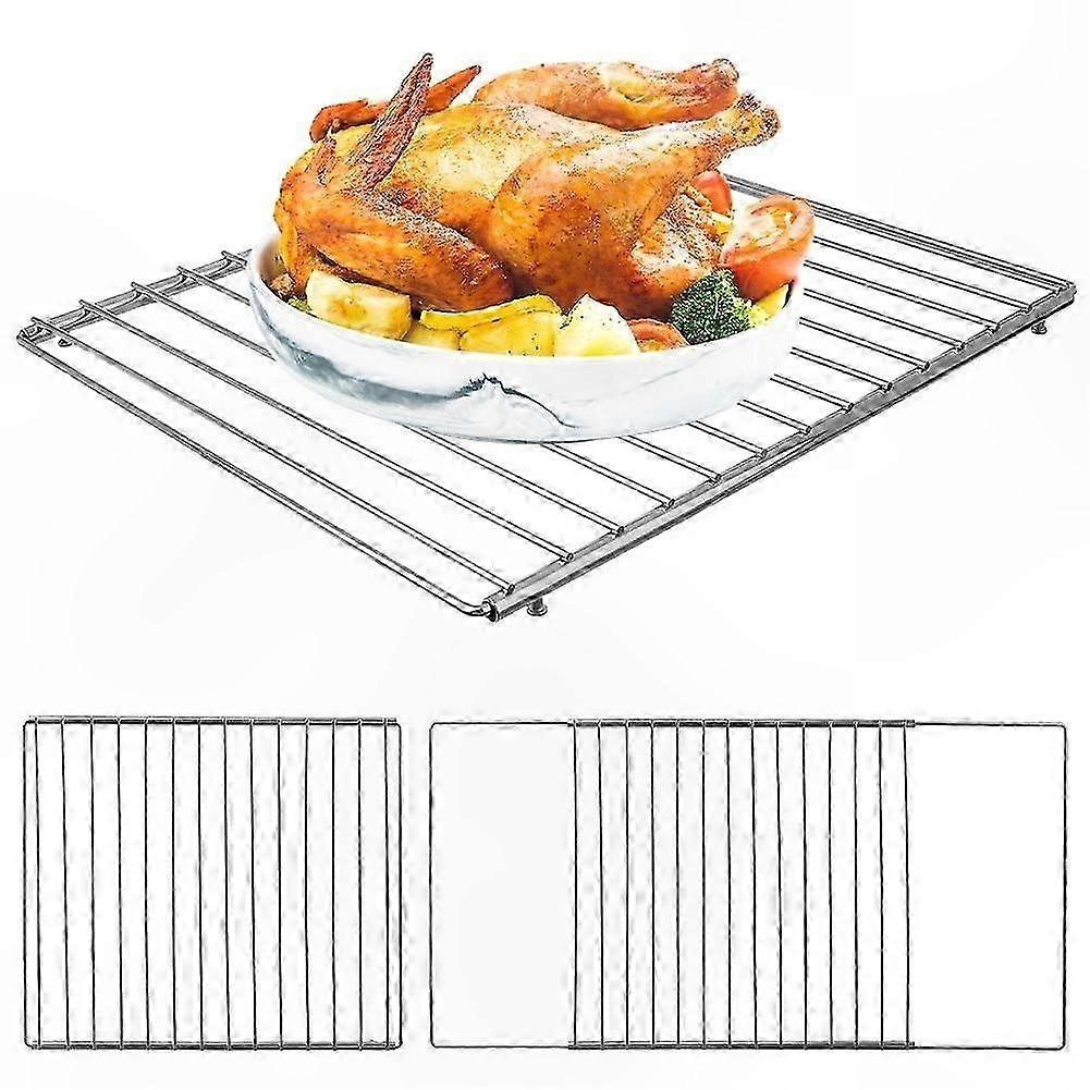 Adjustable Rectangular Cooling and Baking Rack for Desserts and Pastries