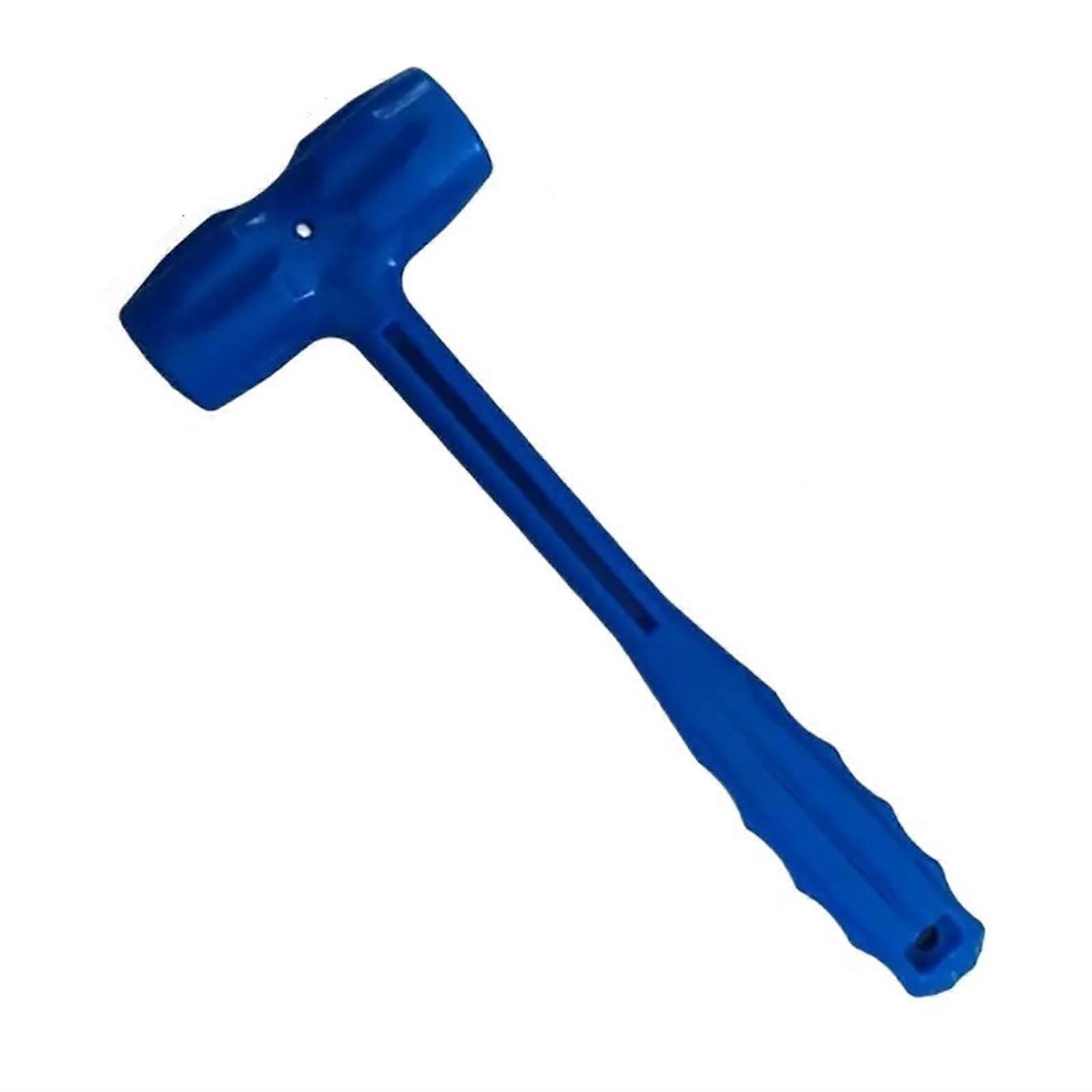 Rubber Hammer DoubleFaced Soft Mallet For Home Flooring Installation, Jewelry Craft, Hand Tool, Blue