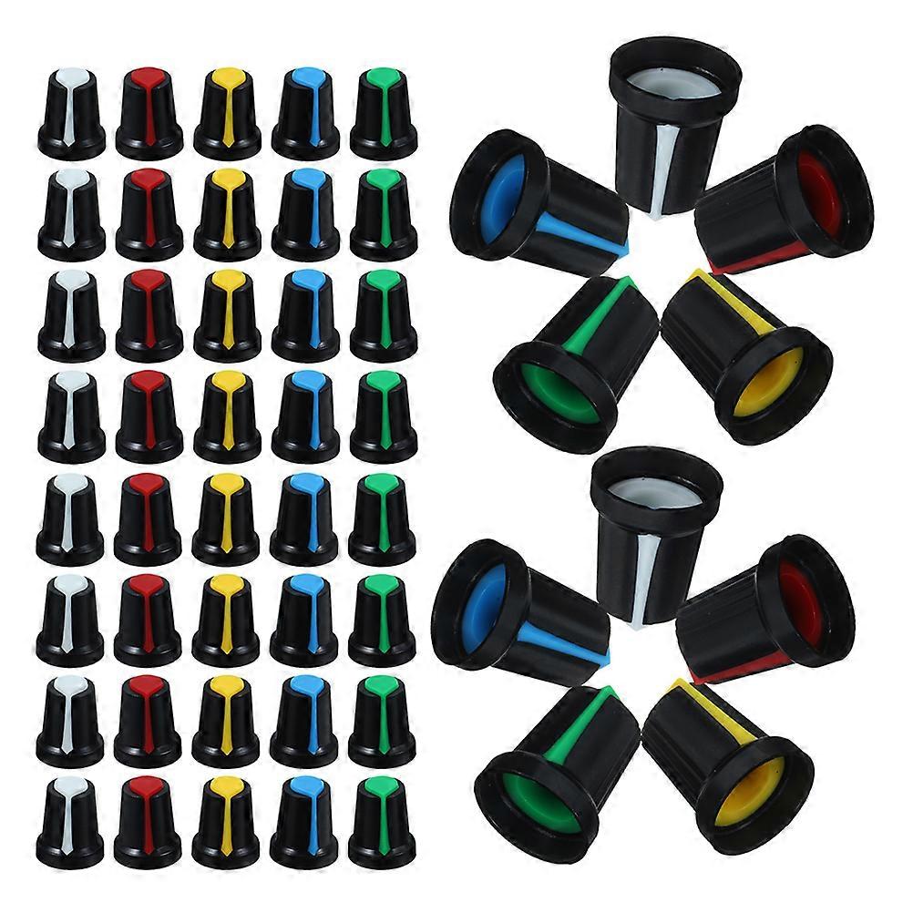 Potentiometer Rotary Knob for Precise Volume Adjustment 600Pcs Plastic Caps
