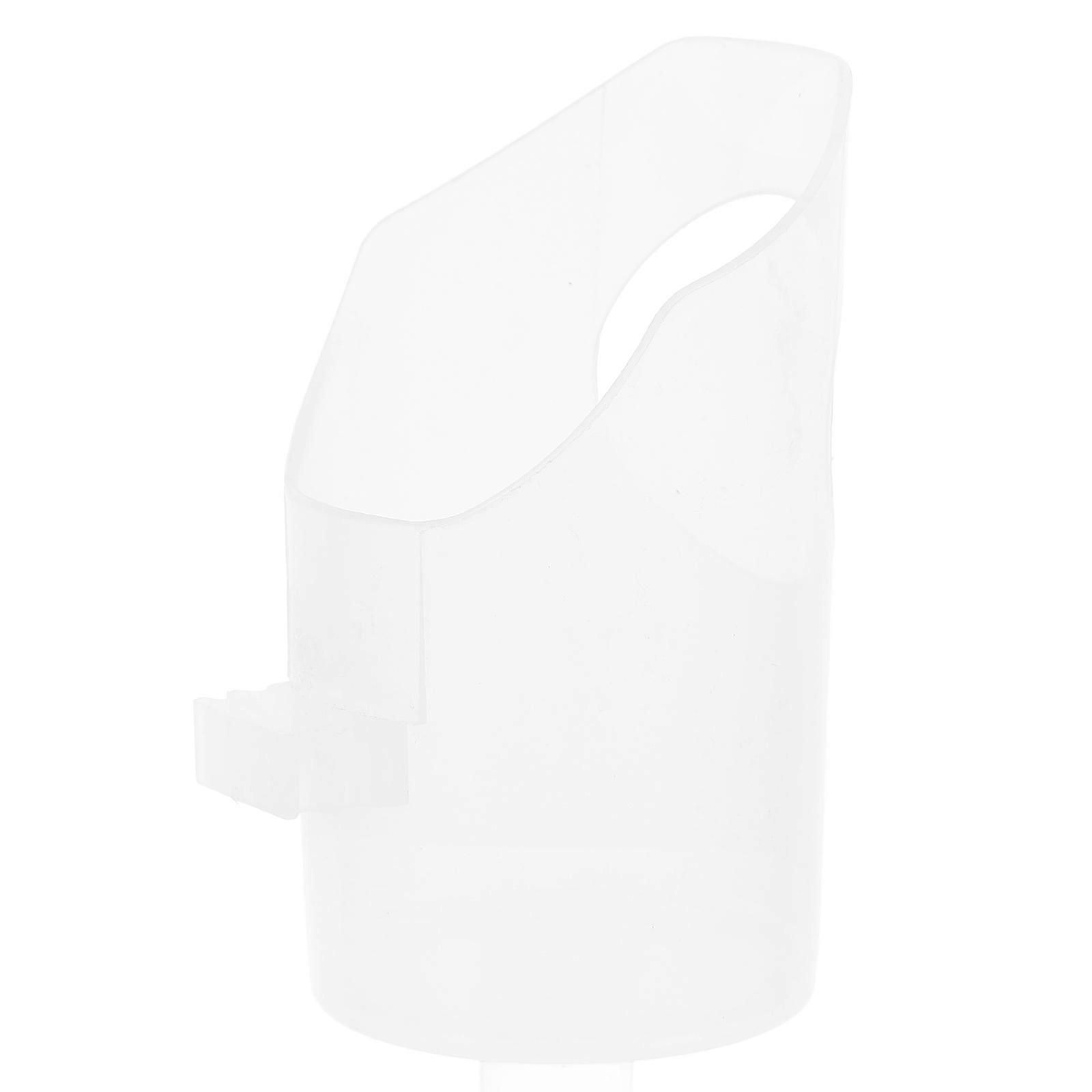Bird Feeder ABS No Mess Waterer for Bird Cage Feeding 4Pcs