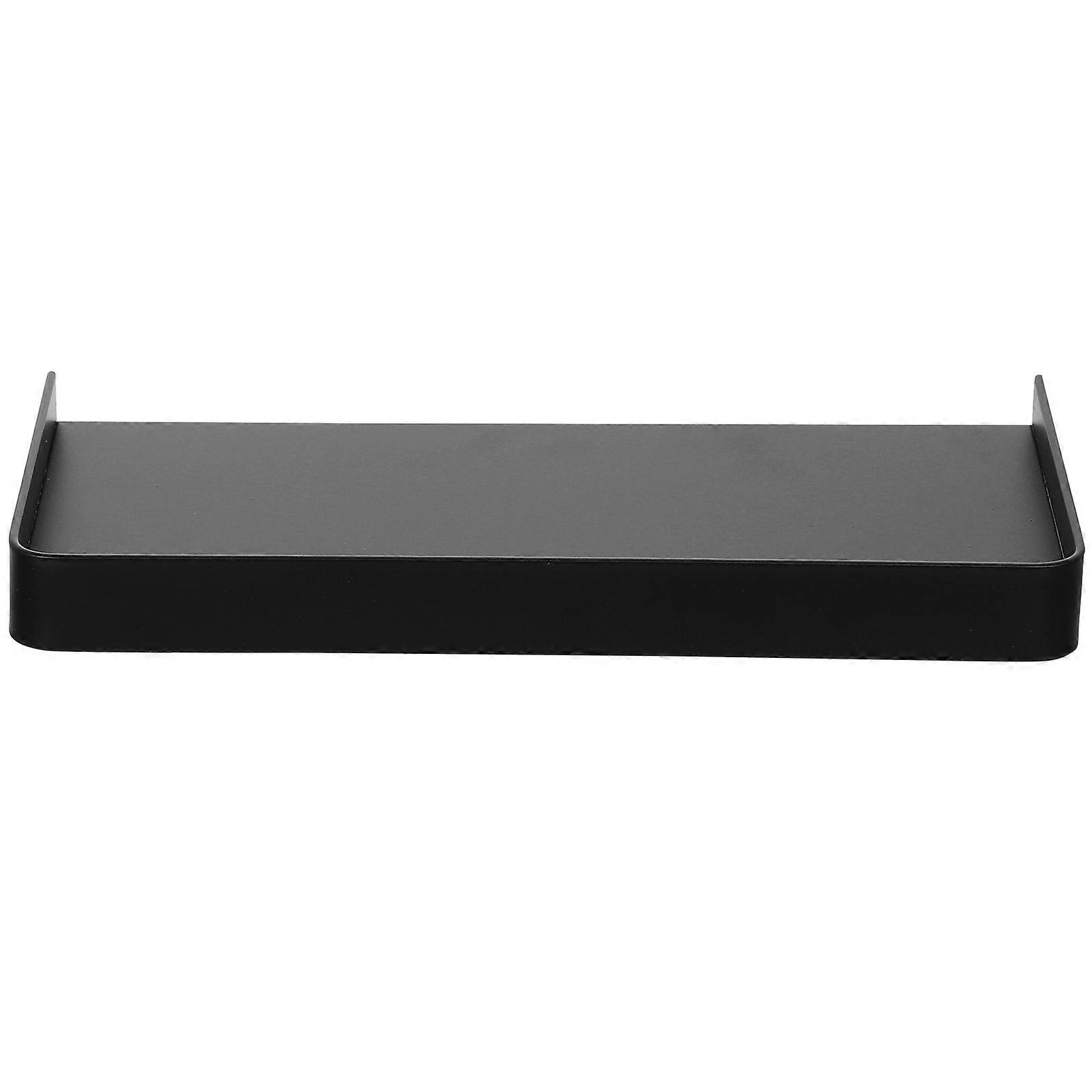 Black Adhesive Wall Phone Shelf for Storage 3Pcs Set