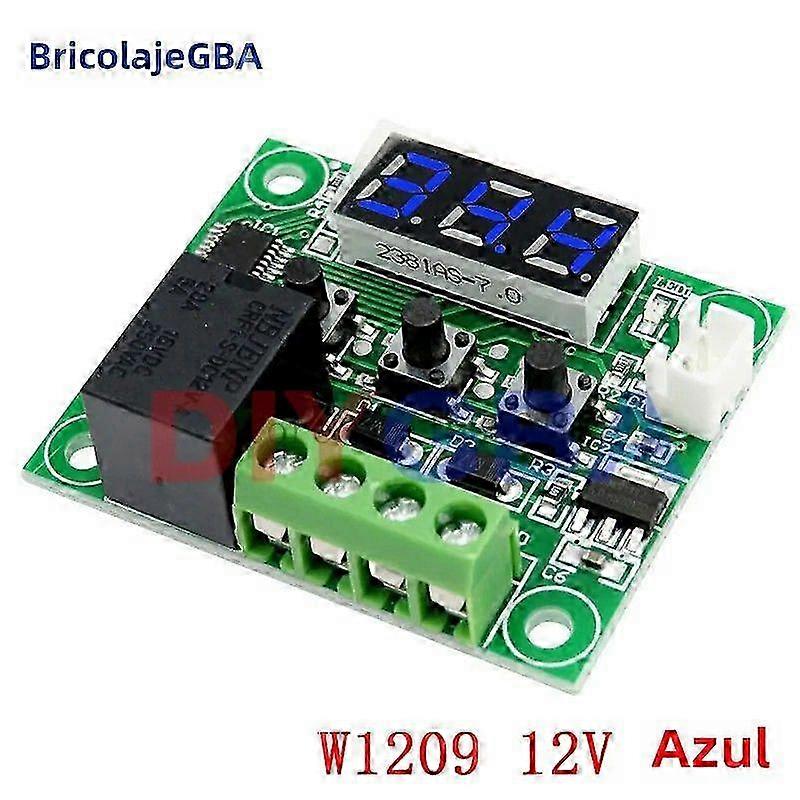 W1209 Temperature Controller Thermostat Heat and Cool DC 12V Temperature Meter and Control Switch in Box hwy