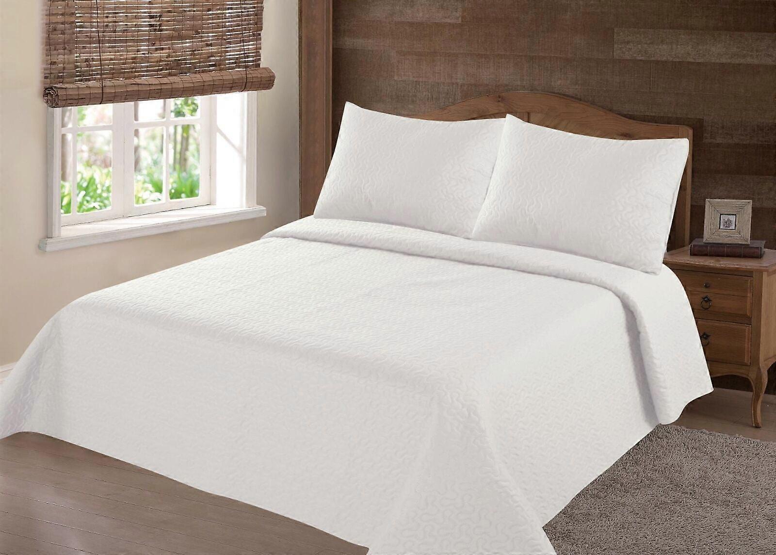 SAMIMPORT-2011 2-Piece Off White Quilt Bedding Sets, Twin