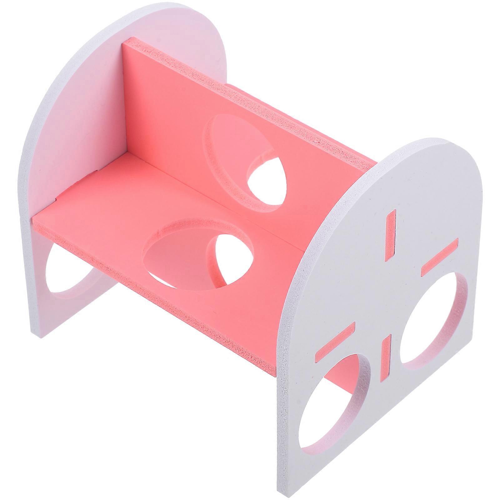 Hedgehog Hideaway Tunnel Toy For Small Pets Offering Sleeping Environment Suitable For Indoor 4.7X4.3X7.9In PVC 2Pcs