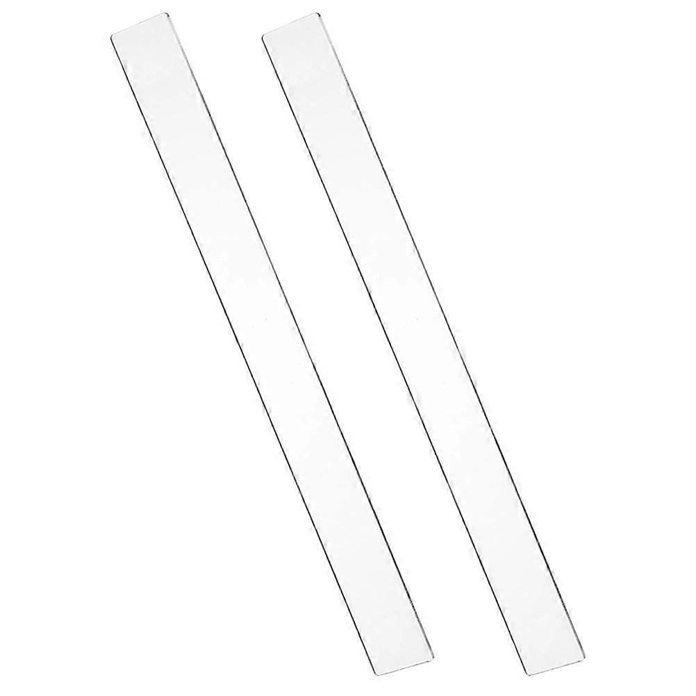 Acrylic Measuring Dough Thickness Strips 4 Pcs Rolling Pin Guides For Baking Tools Kitchen Use Efficient Dough Balancing