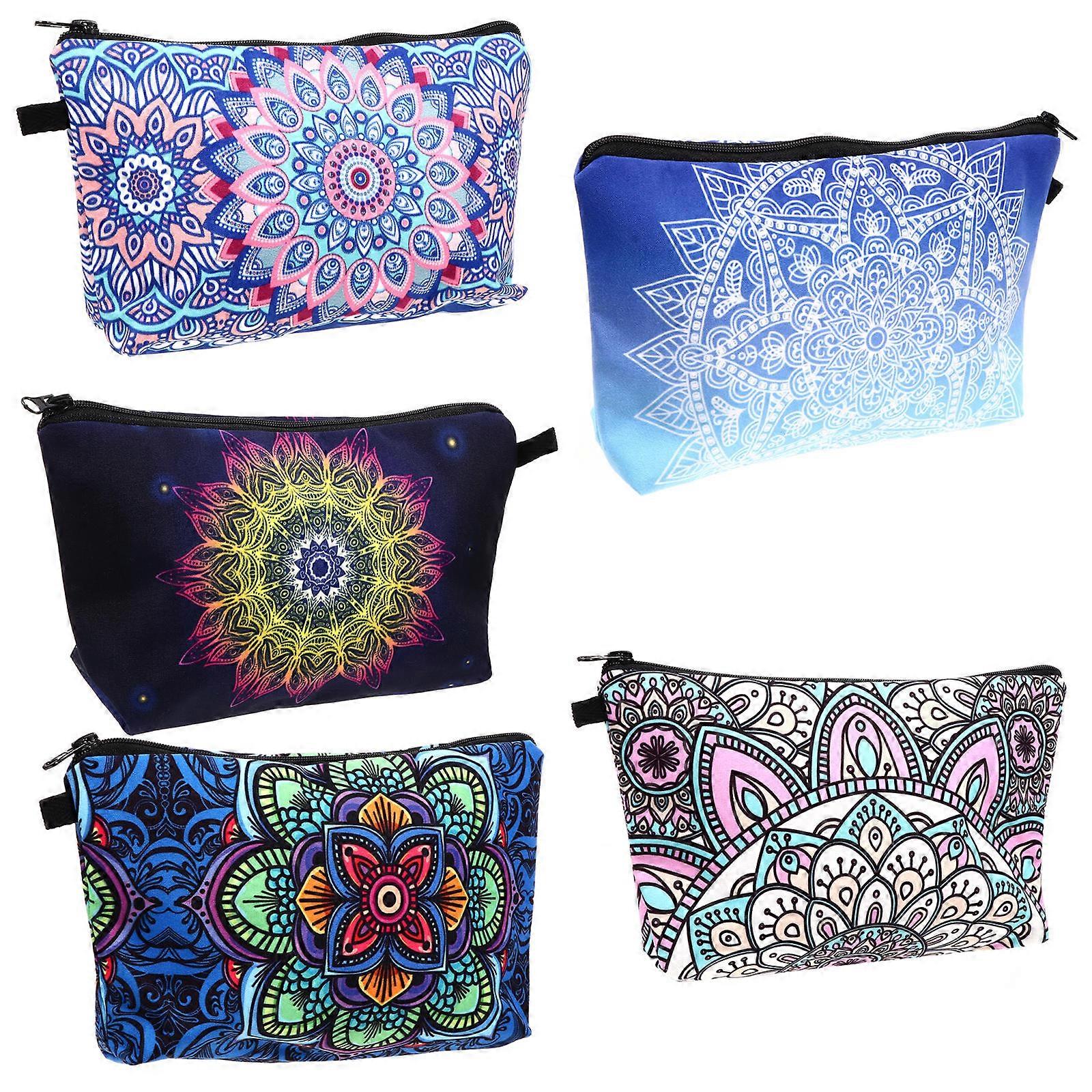 Cosmetic Storage Bag Portable Makeup Bag for Storage 15Pcs Assorted Color