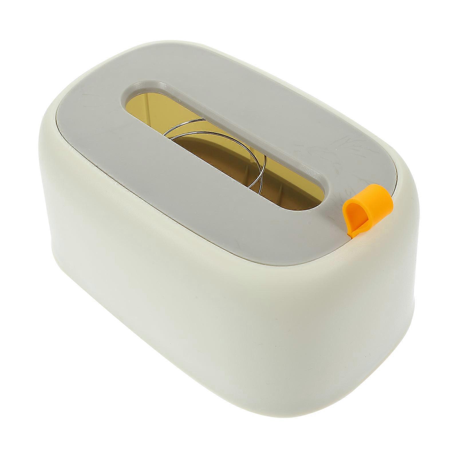 White Tissue Dispenser Desktop Wall Mount for Home Use