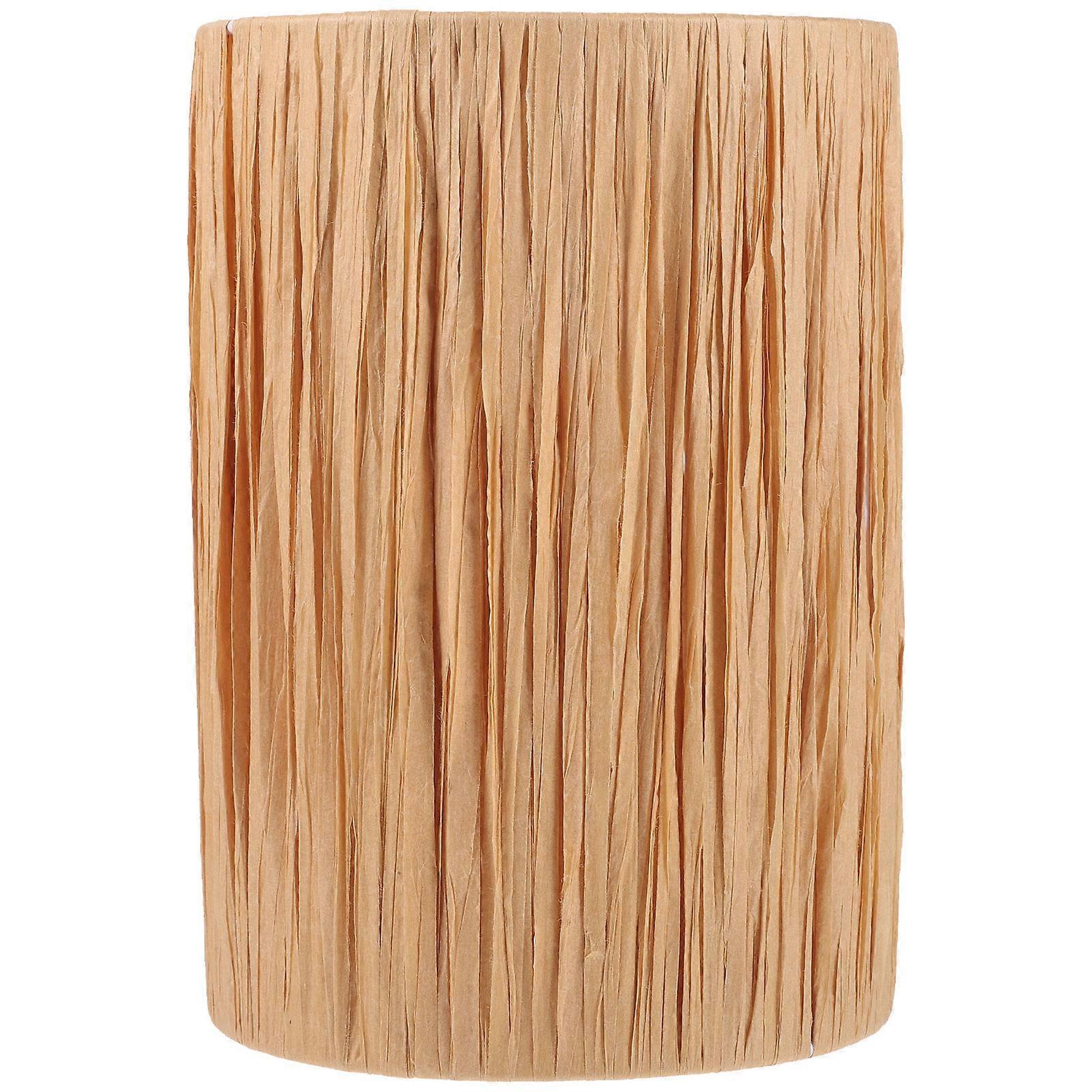 Paper Lamp Shade For Pendant Light Table Lamp And Floor Light In Chocolate Color 20x14cm Softens Light 3Pcs