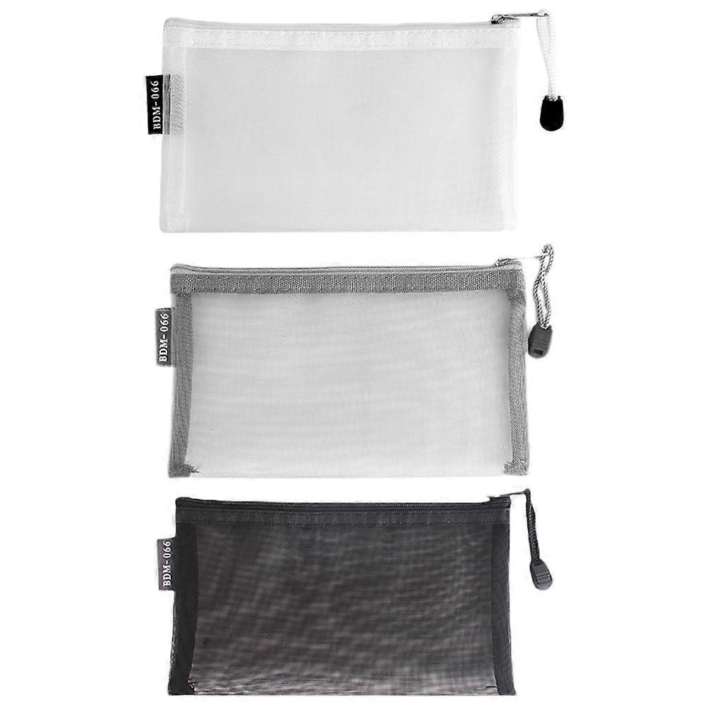 Mesh Pen Holder Multi-Use Pen Bag for Storage Use 12Pcs Pack