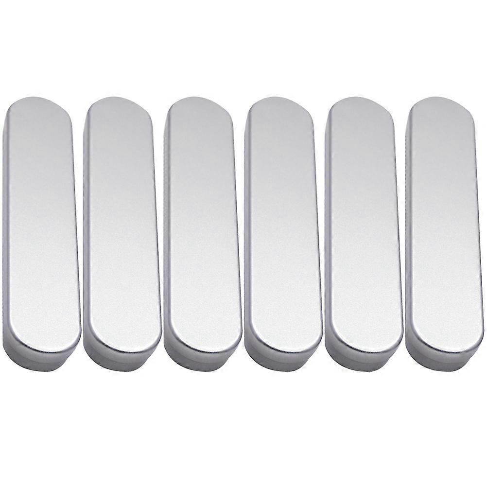 Tinplate Metal Rectangular Storage Containers for Portable Storage 18 Pieces