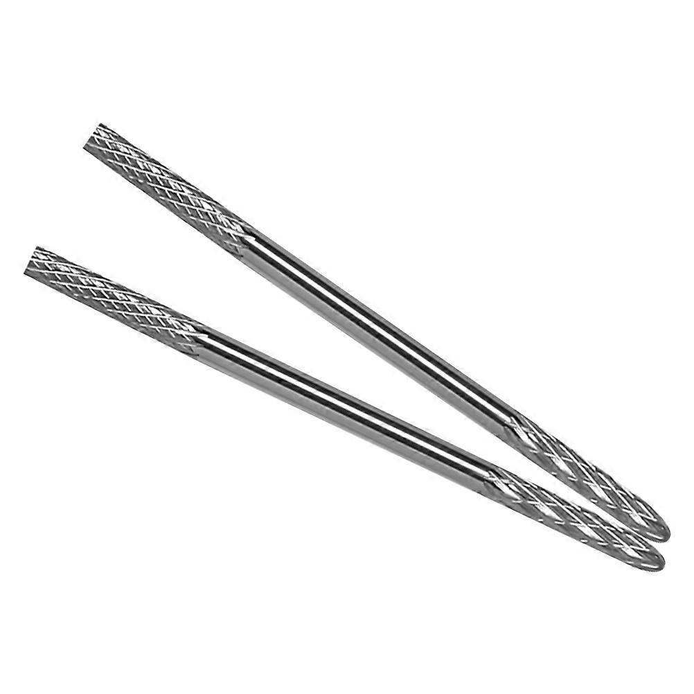 Professional Nail Drill Nail Bits for Grinding 10Pcs Silver Tool
