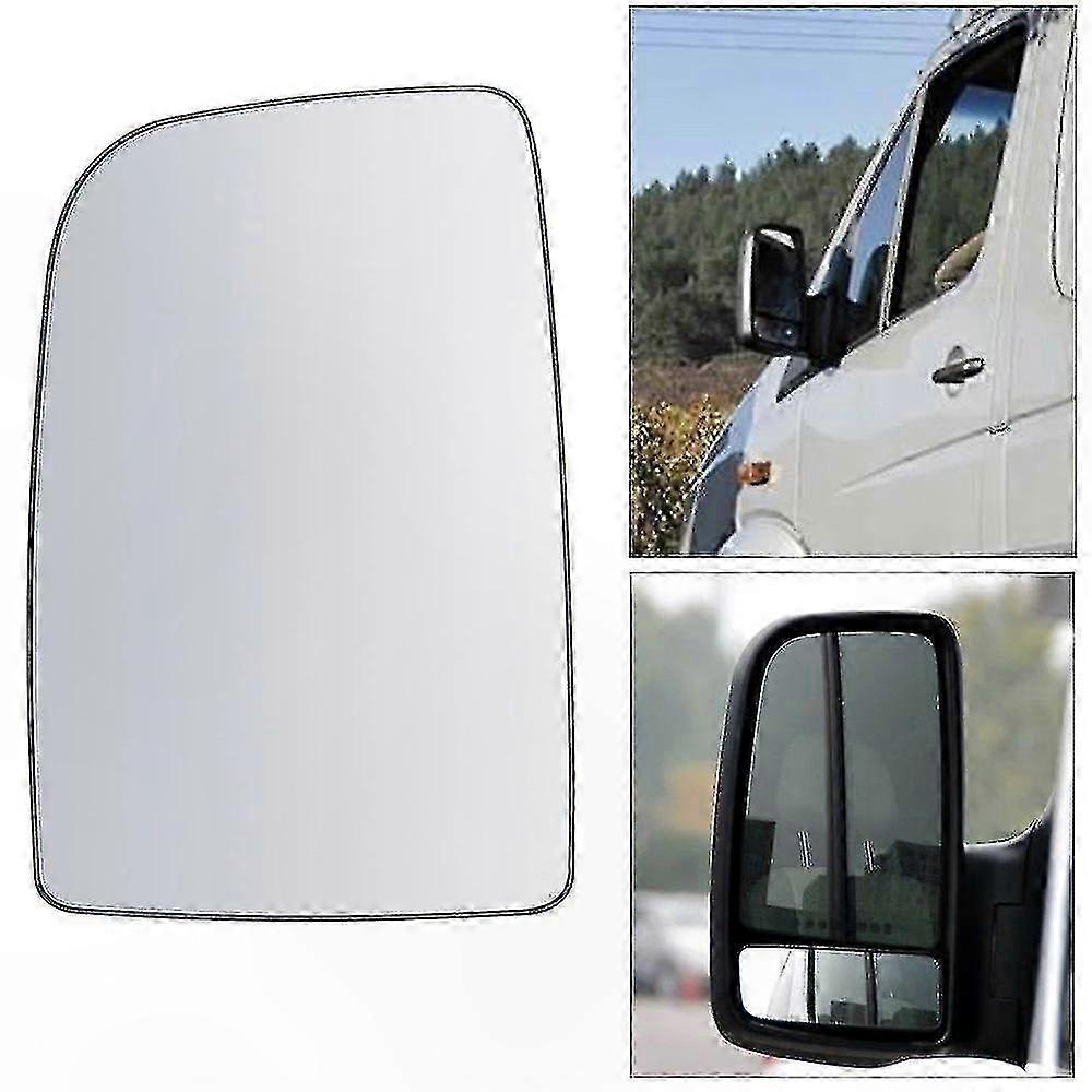 Heated Rear View Mirror Glass for W906 Sprinter 2012-2016 Left Side Replacement Upper Panel A0028115233