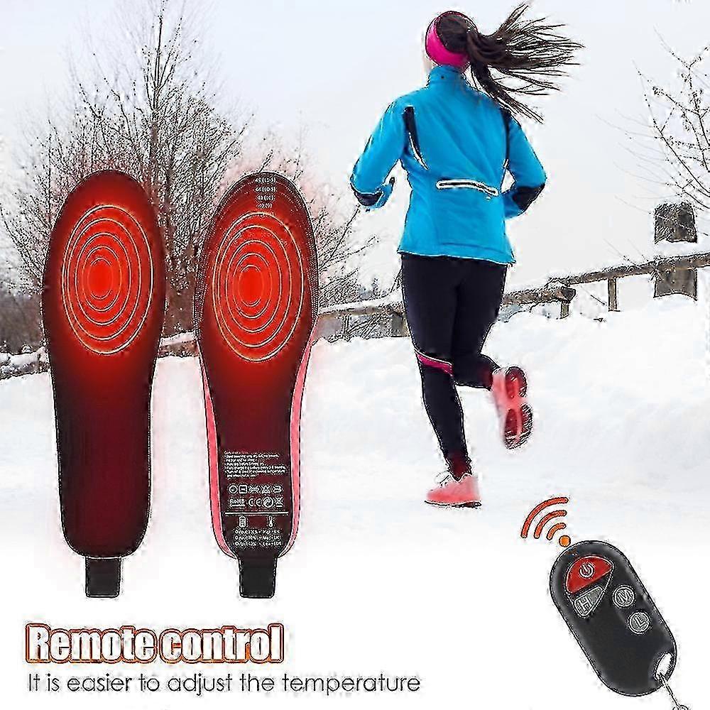 3-speed Heating Insole Usb Charging Heating Insole Wireless Remote Control