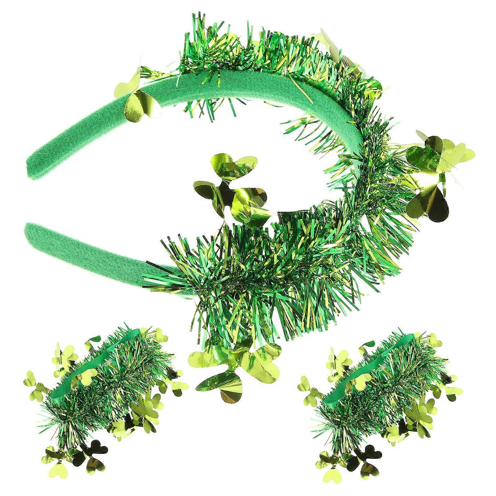 Shamrock Headband Festive Design Headband For St. Patrick's Sets Suitable For Stage Performances And Celebrations