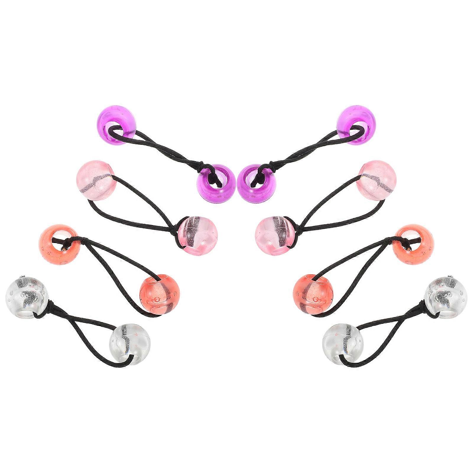 Girls Hair Rope Elastic Ponytail Holders Decorative 24Pcs Set