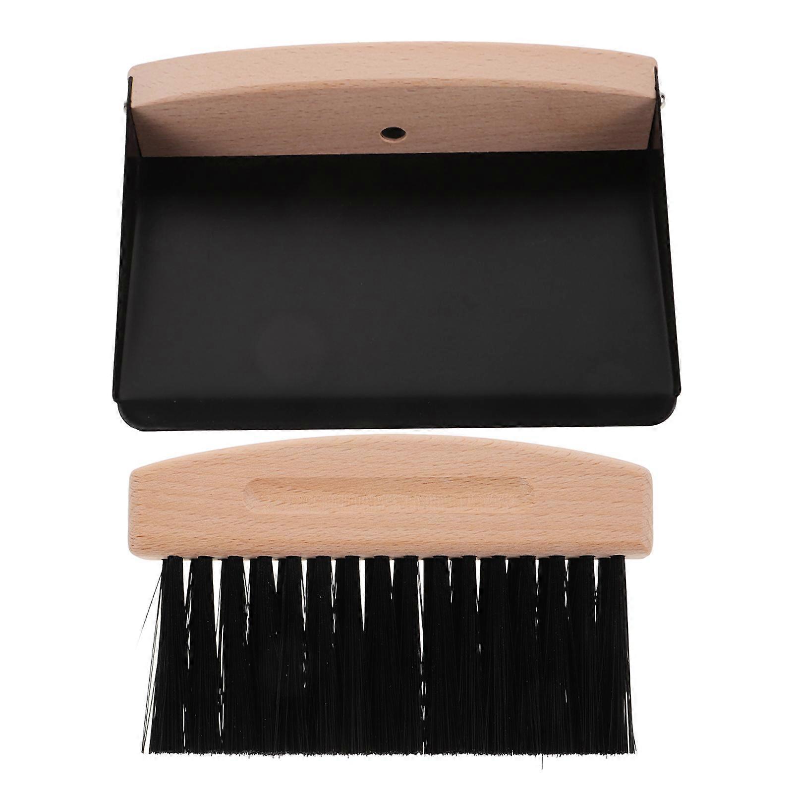 Cleaning Dustpan and Brush Set for Desktop 4Sets Sweeping Table Brushes