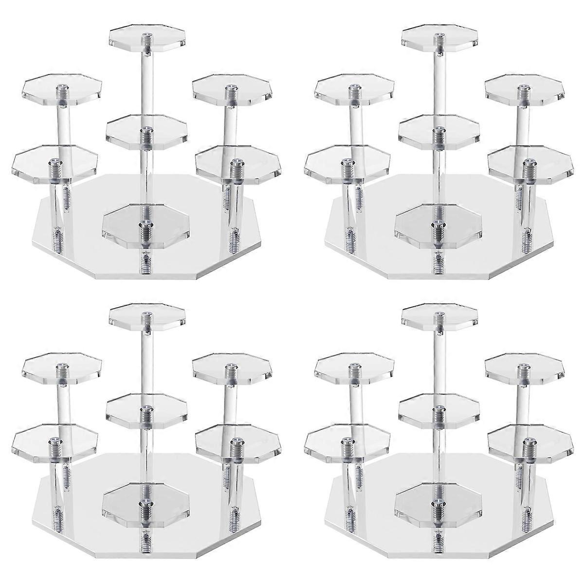 Acrylic Risers Display Stand, Perfume Organizer and Cupcake Stand