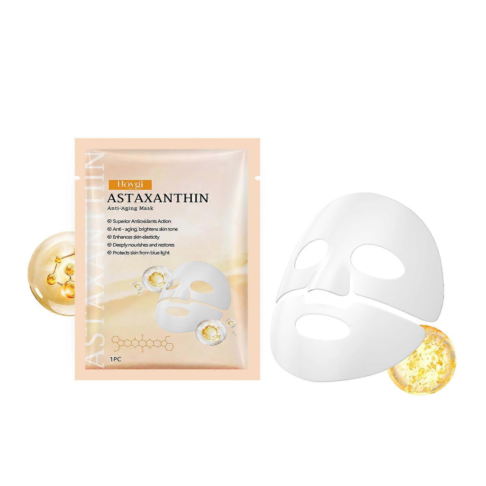 Hoygi Astaxanthin Anti-Aging Mask (Bag) Is A Gentle, Fine, Tender, Moisturizing And Hydrating Facial Mask