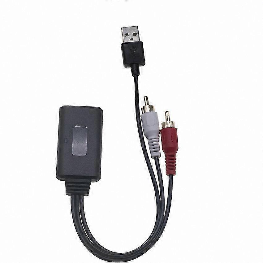 2RCA Bluetooth Music Adapter for Car AUX o with USB Connection Wireless Module