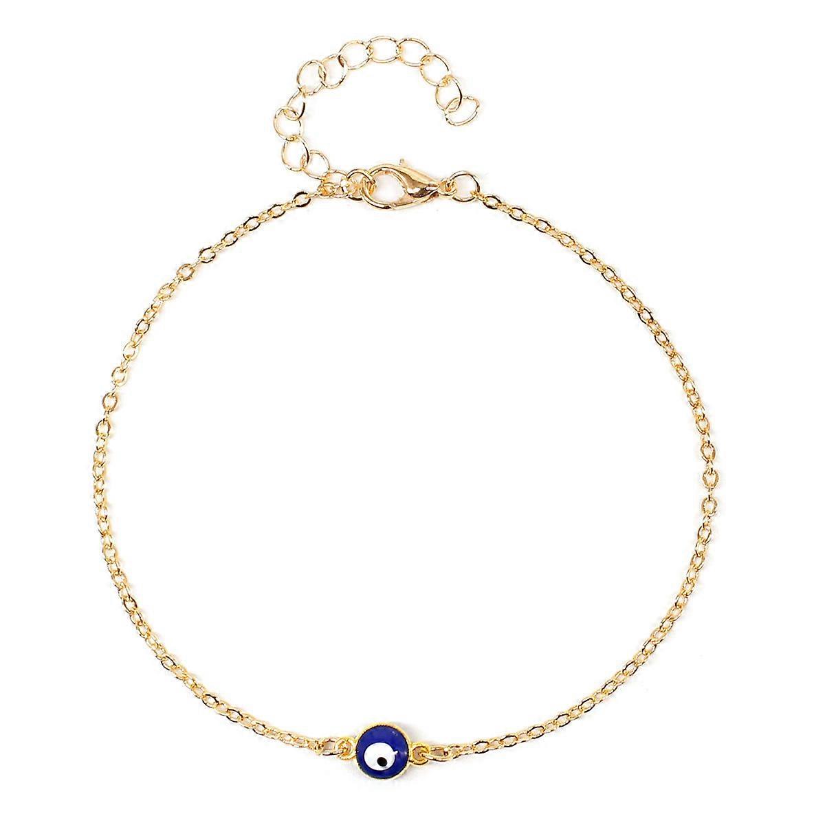 Anklet, Women's Evil Eye Alloy Plated Minimalist Foot Chain