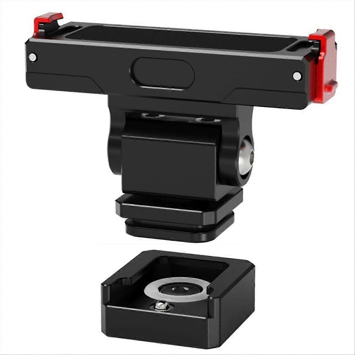 Suitable for GO3S/3 Magnetic Quick-Release Cold Shoe to 1/4 Base Multi-Angle Adjustment Fixed Brack