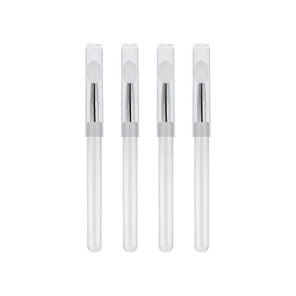 Transparent Lipstick Applicator Silicone Lip Brushes for Makeup Use 24Pcs