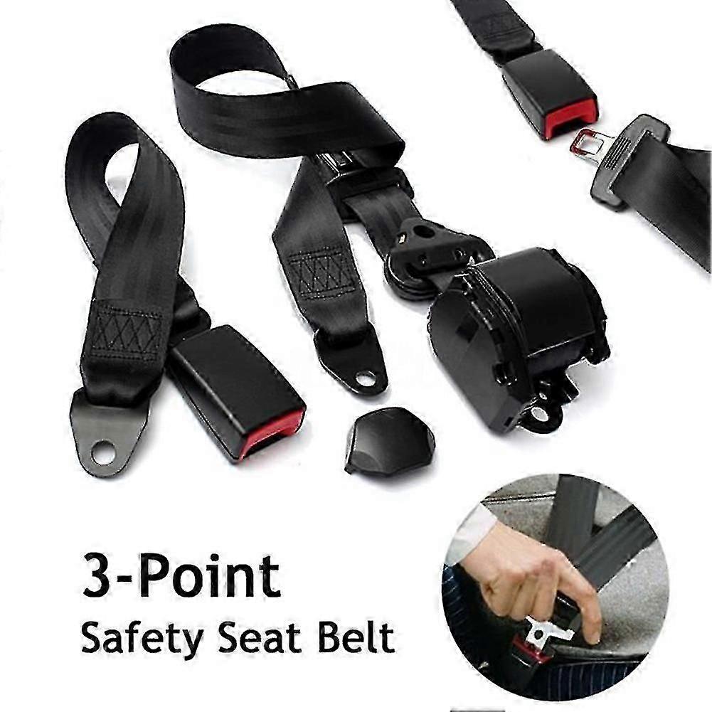 Universal 3 Points Car Seat Belt Automatic Telescopic Car Seat Belt 26s