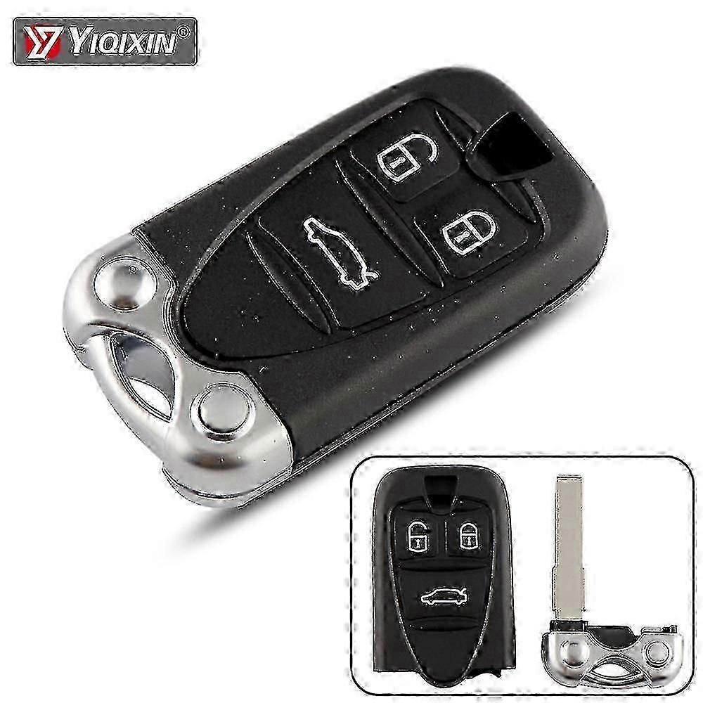3-Button Remote Key Shell Replacement for Alfa Romeo 159, Brera, and 156 Spider Models with Blade