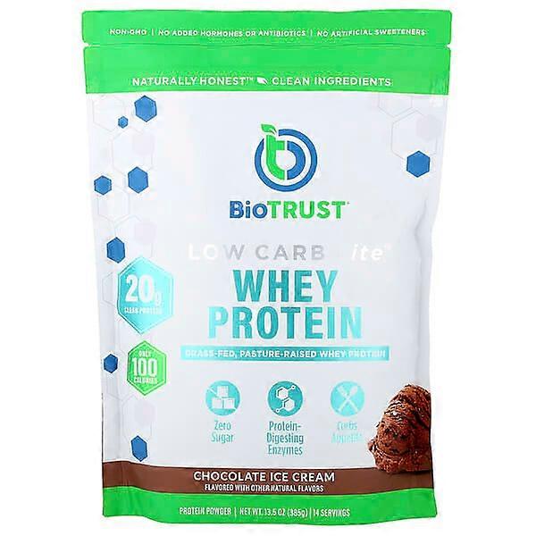 BioTRUST, Low Carb LiteÃ¢ÂÂ¢, Whey Protein, Chocolate Ice Cream, 13.5 oz (385 g)