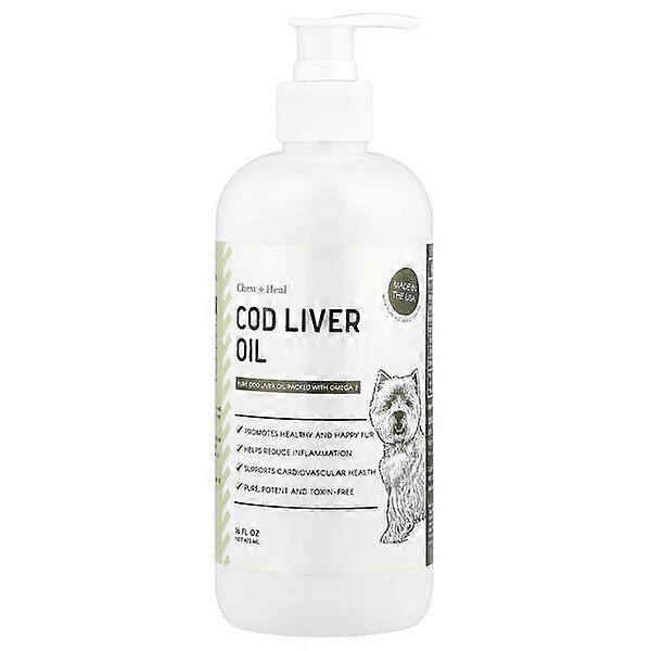 Chew + Heal, Cod Liver Oil, 16 fl oz (473 ml)