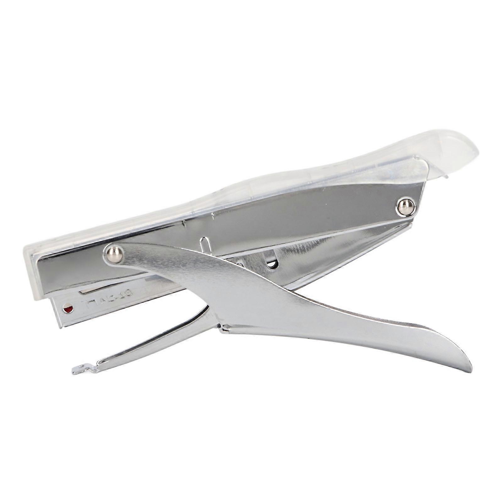 Hand Held Mini Stapler 10-Sheet Capacity 80x21x155mm Transparent