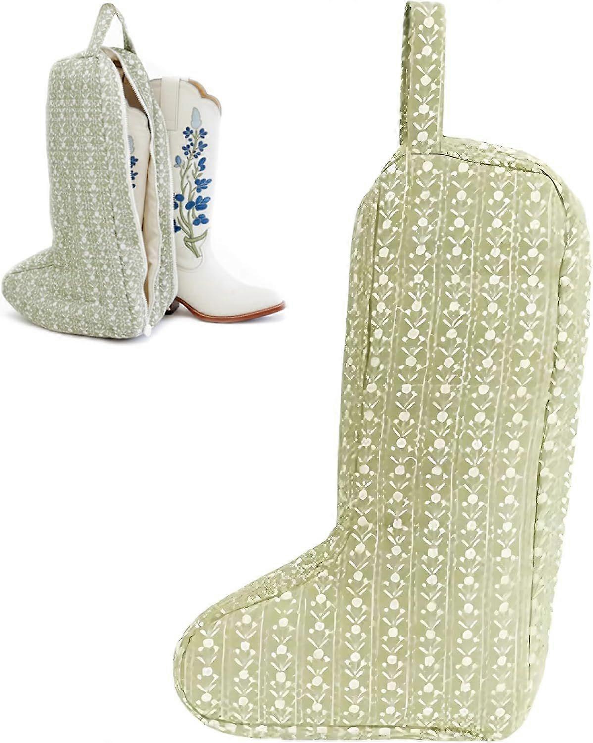 The Boot Bag of Your Dreams, Quilted Boot Storage Bag, Portable Travel Storage Pouch for Tall Boots, Dust & Wear Prevention