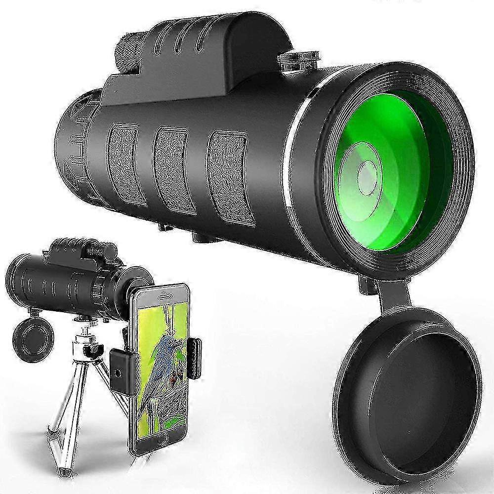 HD Monocular Telescope - Waterproof, High Power Scope, 40x60 Magnification