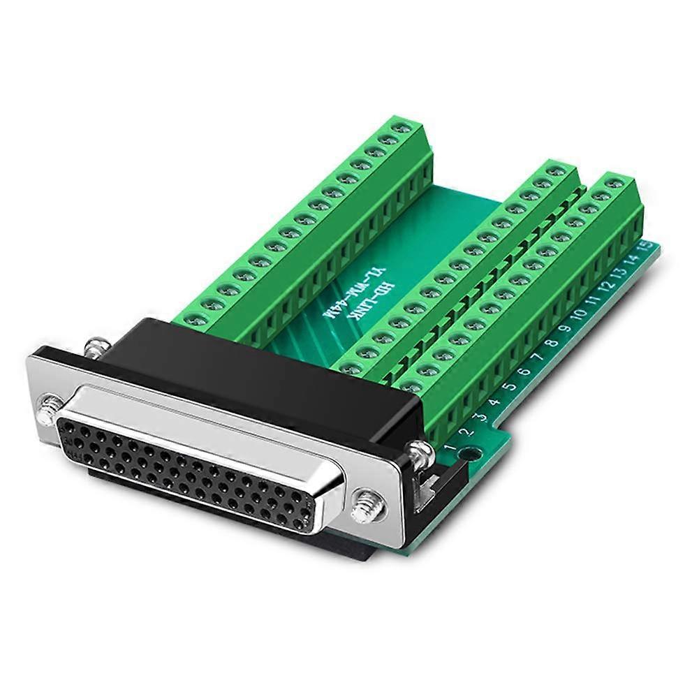 Solderless Connector Female DSub To 44Pin Port Breakout Board With Bolts DB44 Female