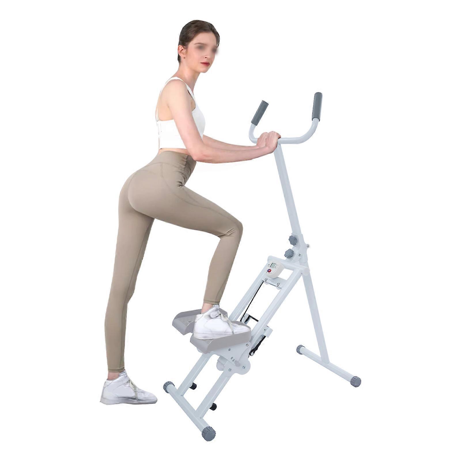 Stair Stepper LCD Display Foldable Vertical Stair Climber Machine for Home Gym