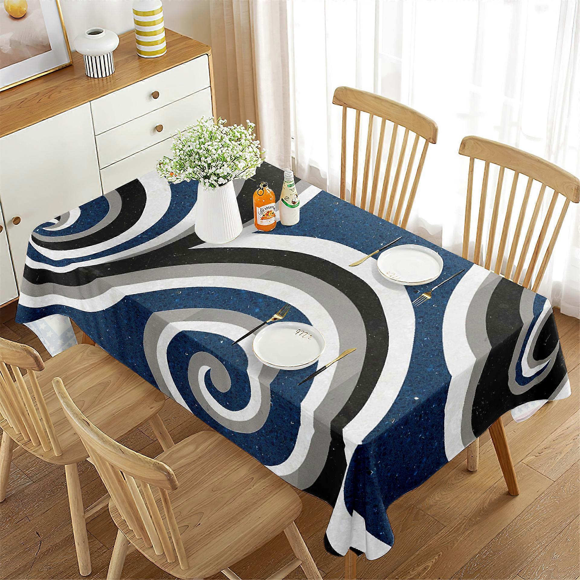 Table cloth table cloth waterproof bright color rectangular high-end decorative table cloth