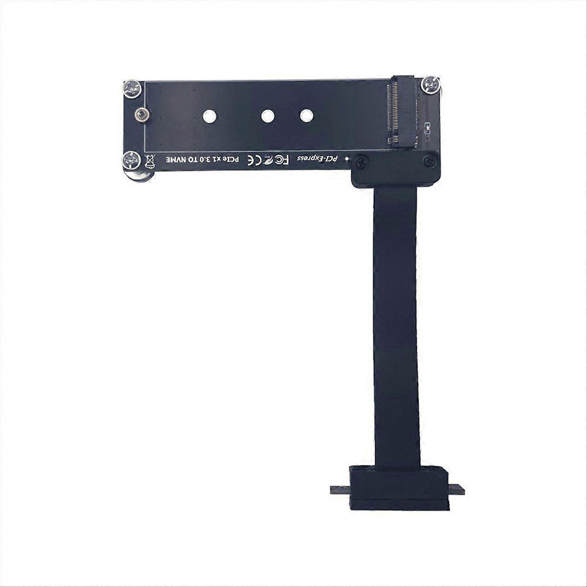 PCIe 3.0 X1 to M.2 NVME Adapter with 90-Degree Right-Angle Design Supports 2242/60/80 NVME SSD 5cm
