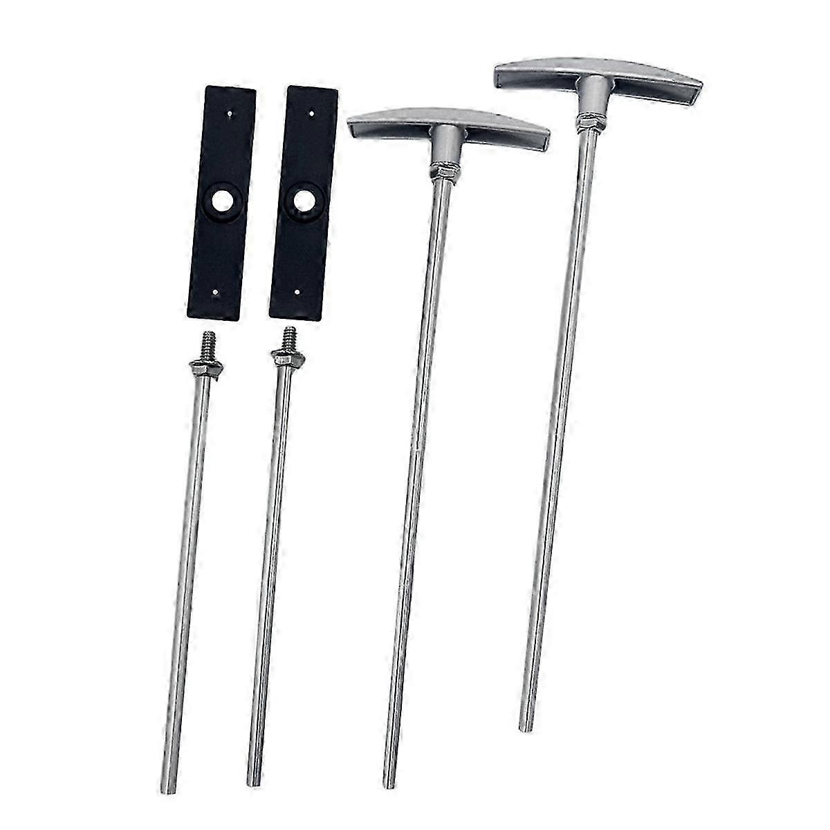 2Sets RV Waste Valve Handle Replacement RV Waste Valve Tube Extension Kit Tank Valve Handle RV Dump Edition 1030