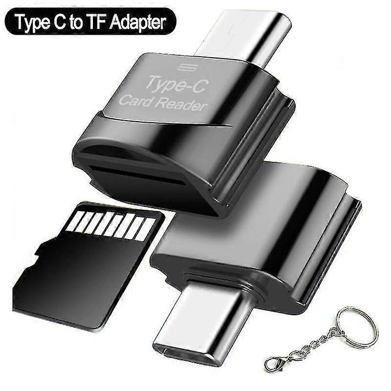 Type C To Micro-sd Tf Adapter Smart Memory Card Reader Adapter